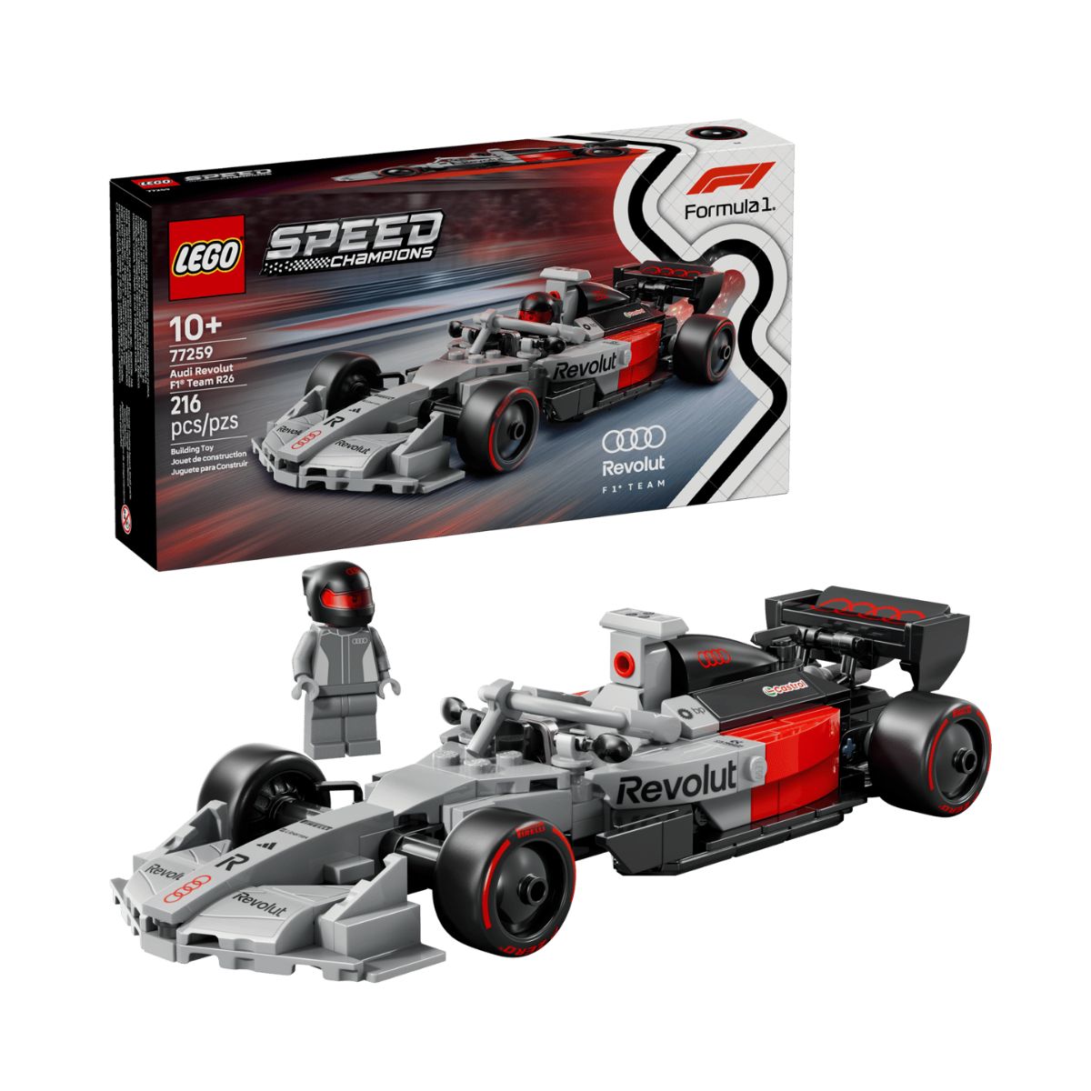 Лего коцки, Speed Champions, Audi Revolut F1 Team R26 Race Car 