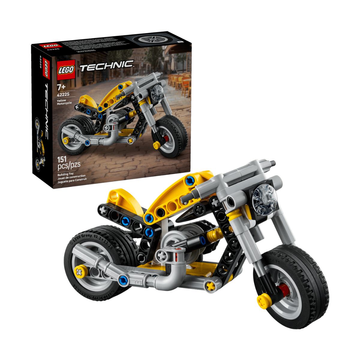Лего коцки, Yellow motorcycle 