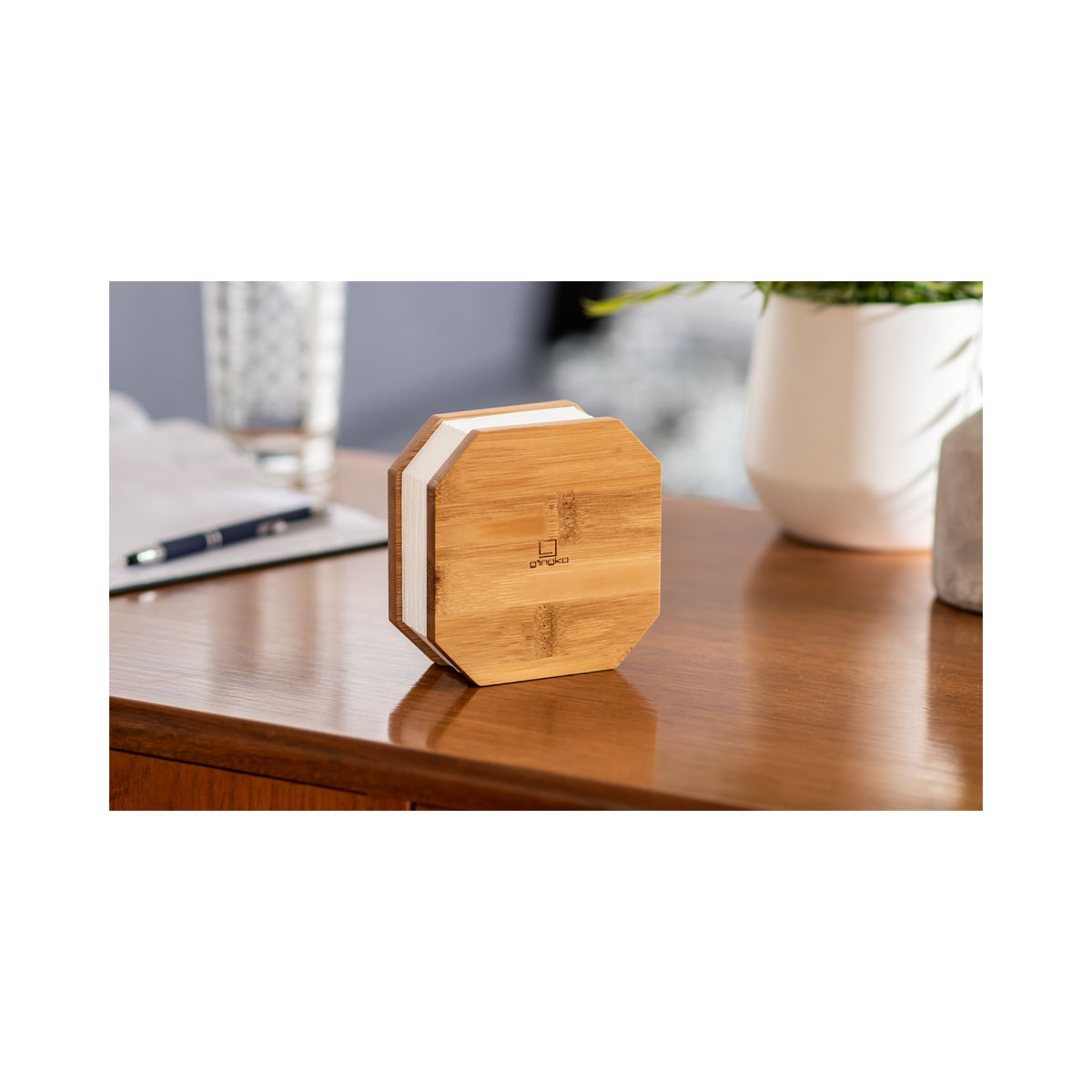 Паметна ламба - Хармоника, Smart Accordion Lamp, дрво - бамбус 