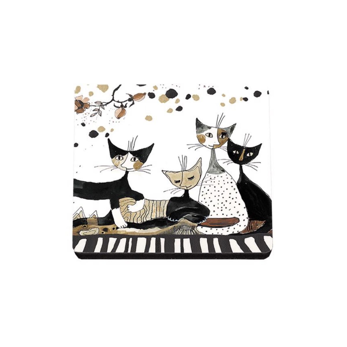 Fridolin Brillenputztuch Mit Katzenmotiv – Mikrofaser, 18 X 12,5 Cm