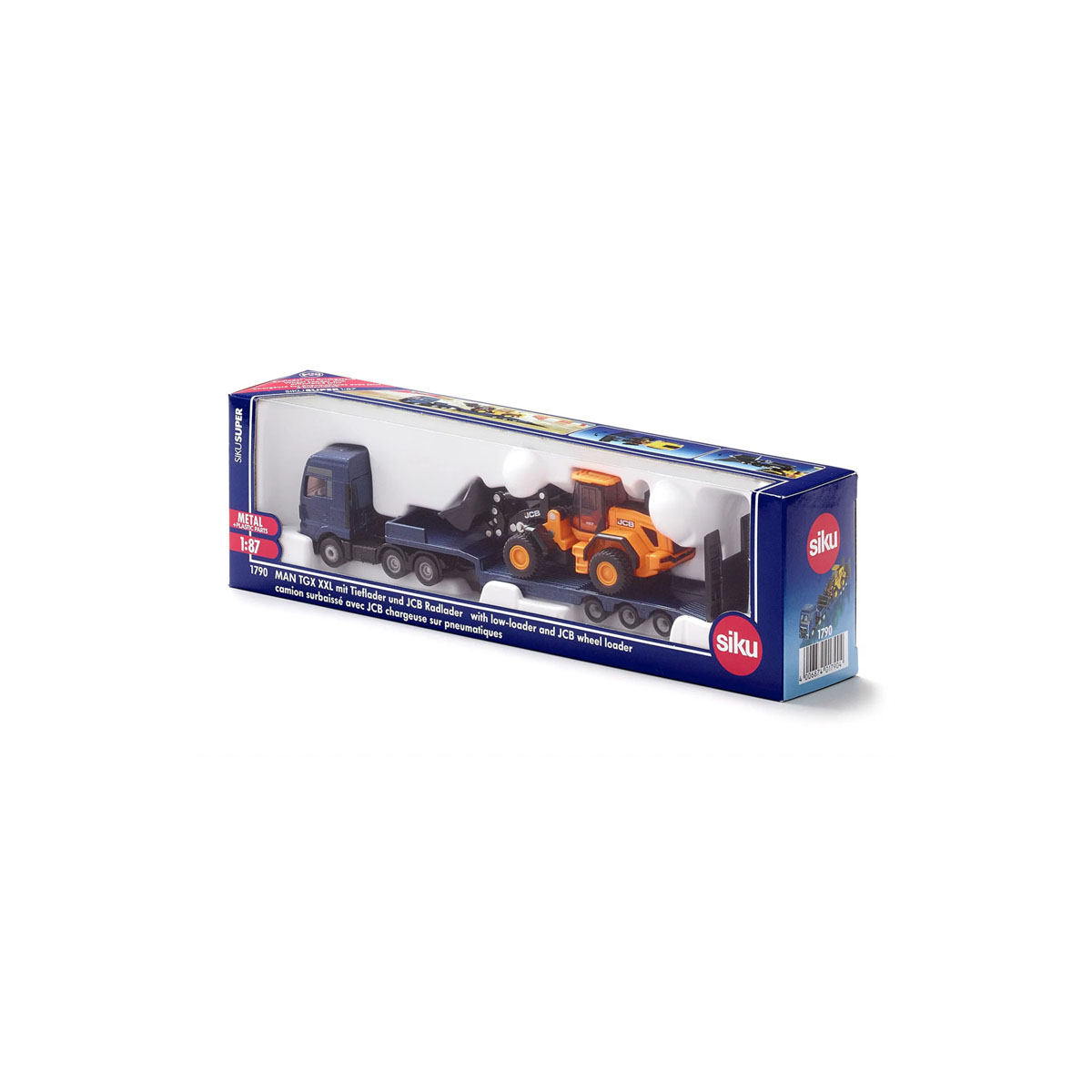 Фигура, MAN Truck with Low Loader and JCB Wheel Loader 