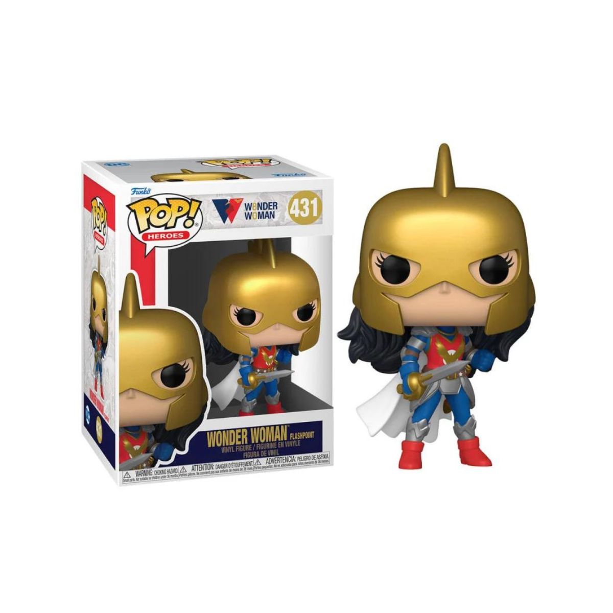 Funko Pop! Heroes: Wonder Woman (Val Choc) – Figura In Vinile 9,5 Cm, Collezione DC Comics, Edizione Speciale - 2