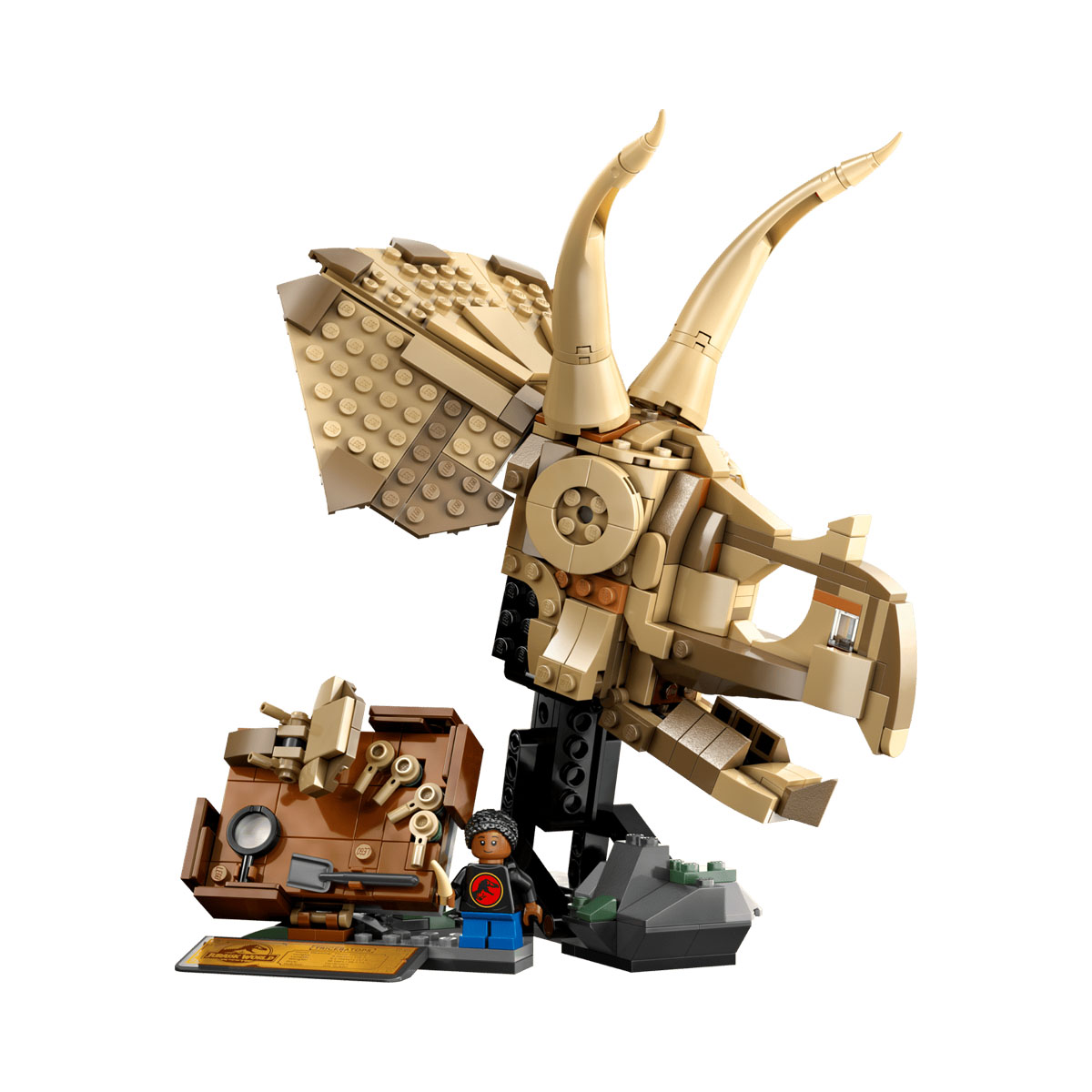 LEGO коцки, Jurassic World, Dinosaur Fossils: Triceratops Skull 