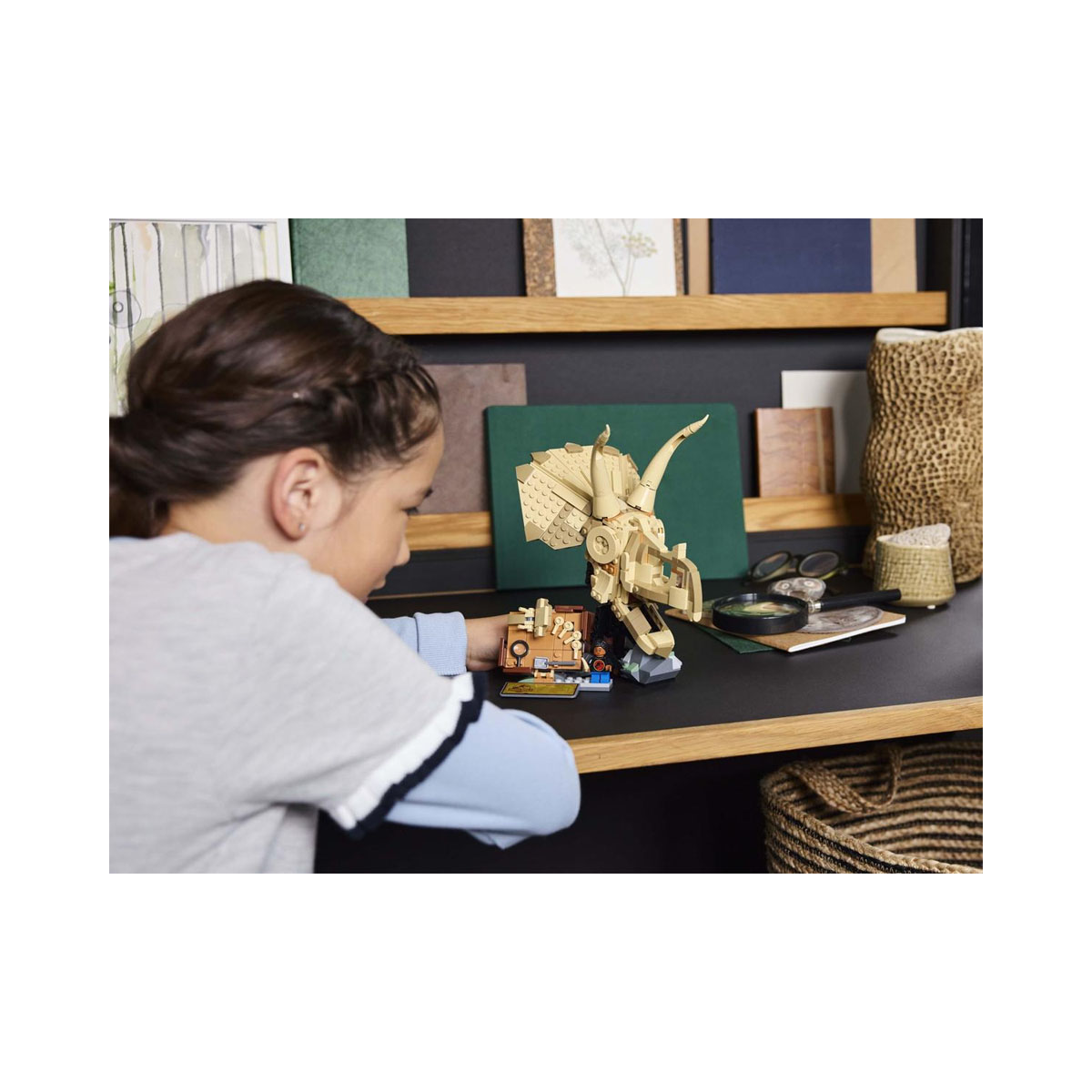 LEGO коцки, Jurassic World, Dinosaur Fossils: Triceratops Skull 