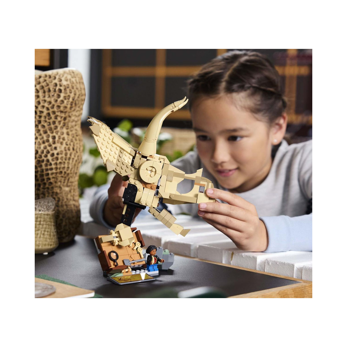 LEGO коцки, Jurassic World, Dinosaur Fossils: Triceratops Skull 