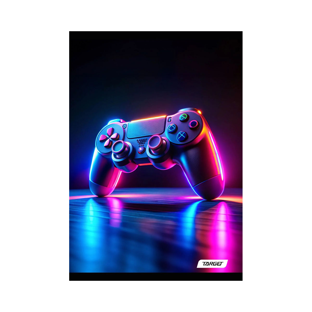 Тетратка, Target - Neon Vibes, A4, 54 листа, коцки 