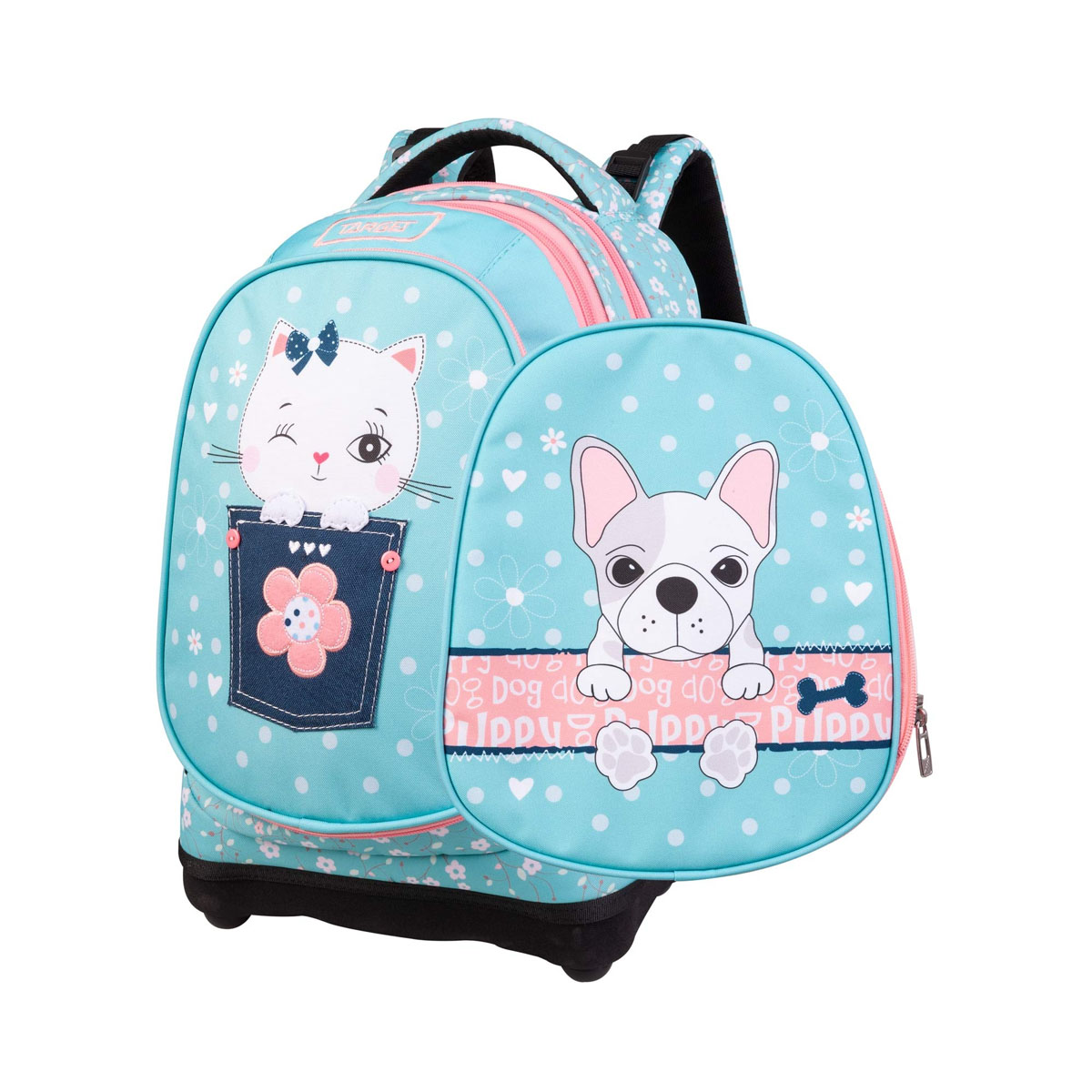 Ранец, Target Superlight 2 Face Cute Paws, 43 cm 