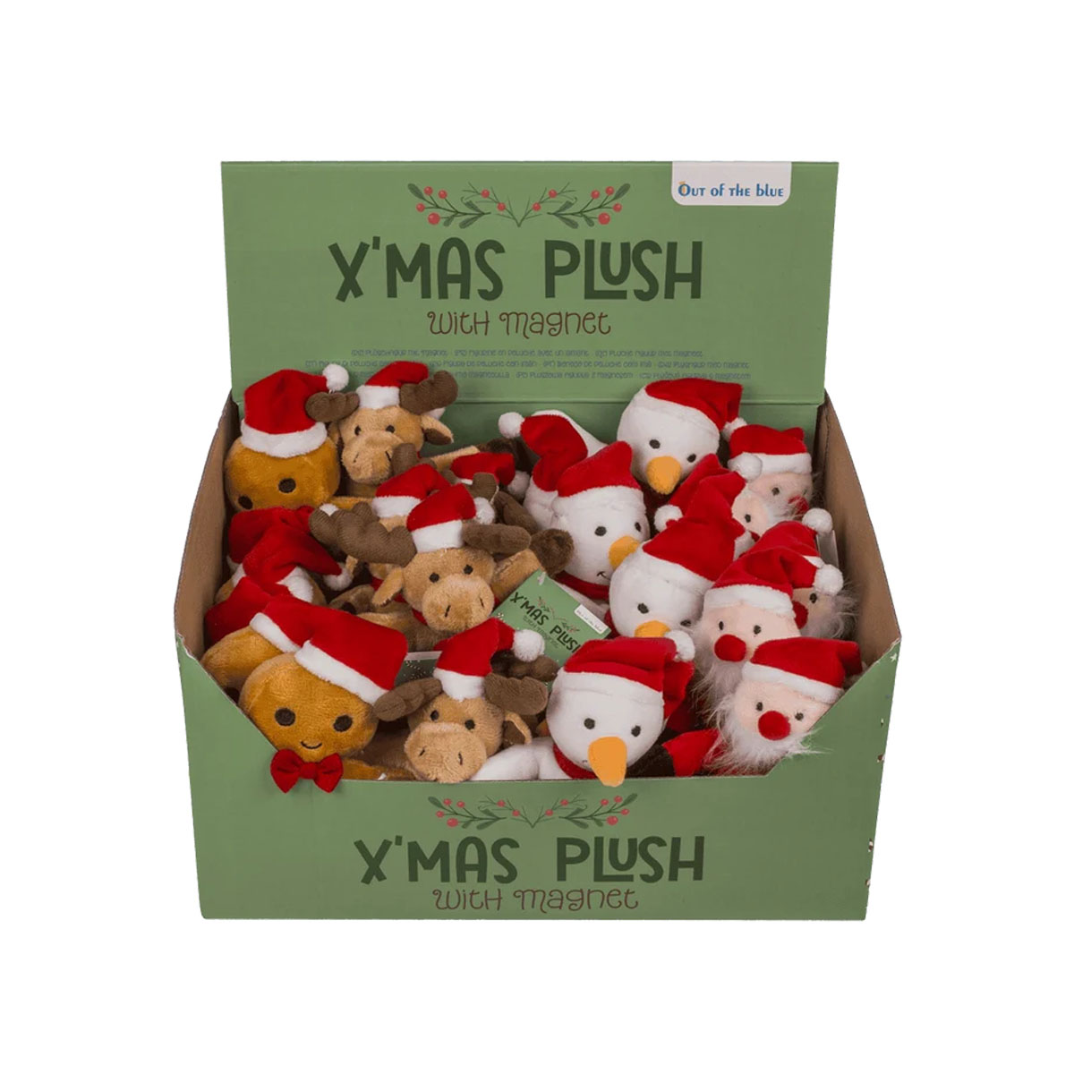 Магнетна плишана играчка, X'mas Plush, 4 дизајни 