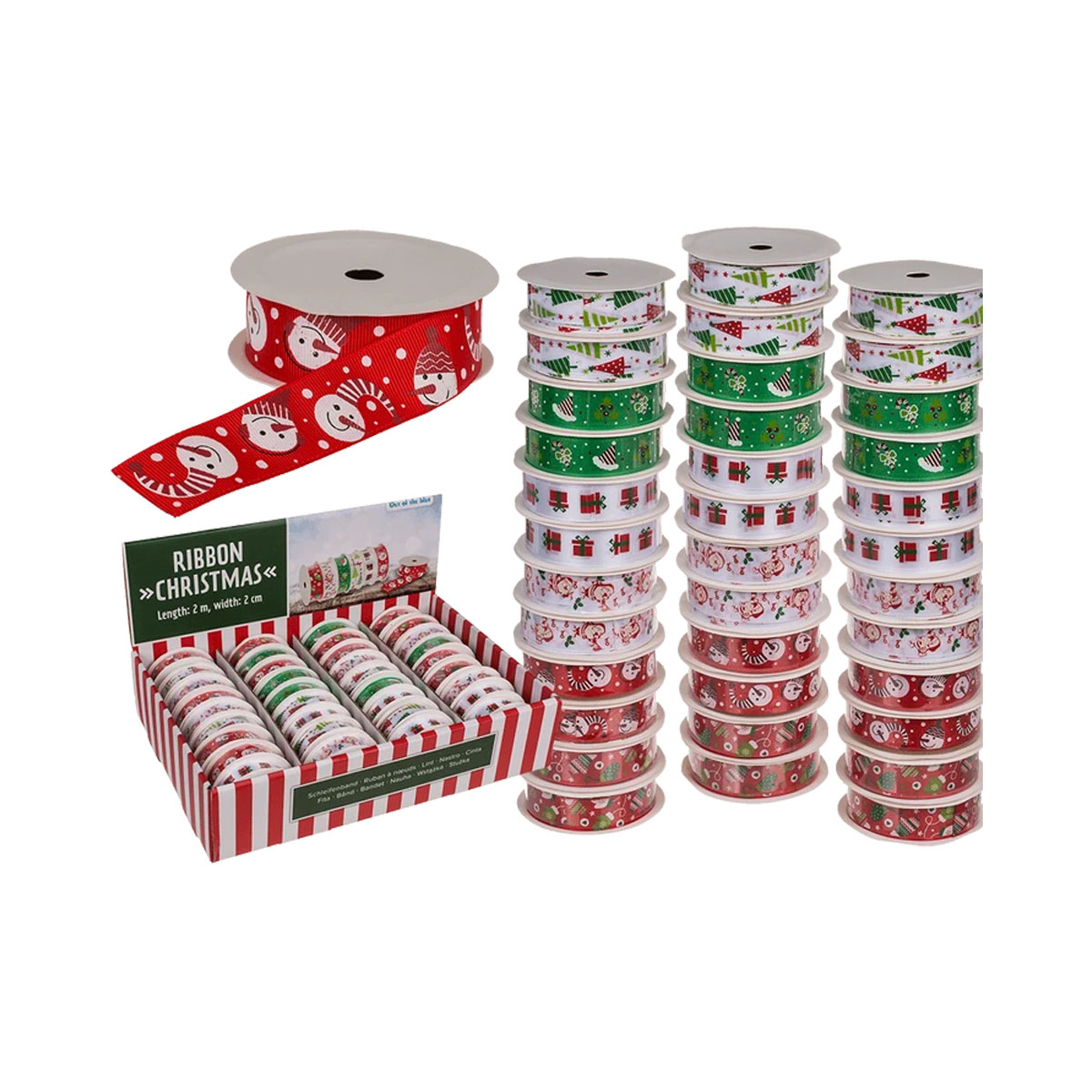 Декоративна лента - Christmas, 2м, 6 дизајни 