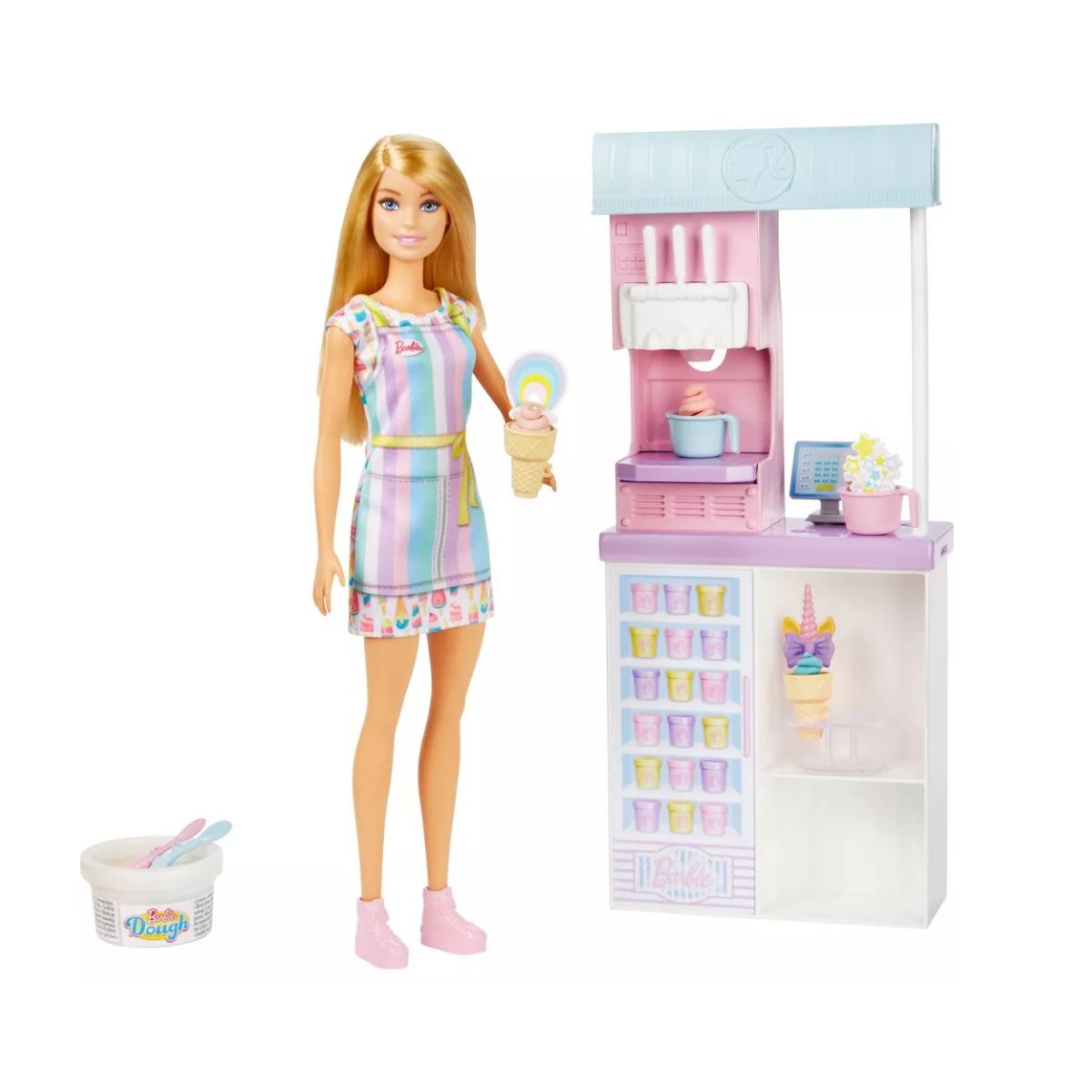 Сет за игра Barbie: You Can Be Anything - Ice Cream Shop 