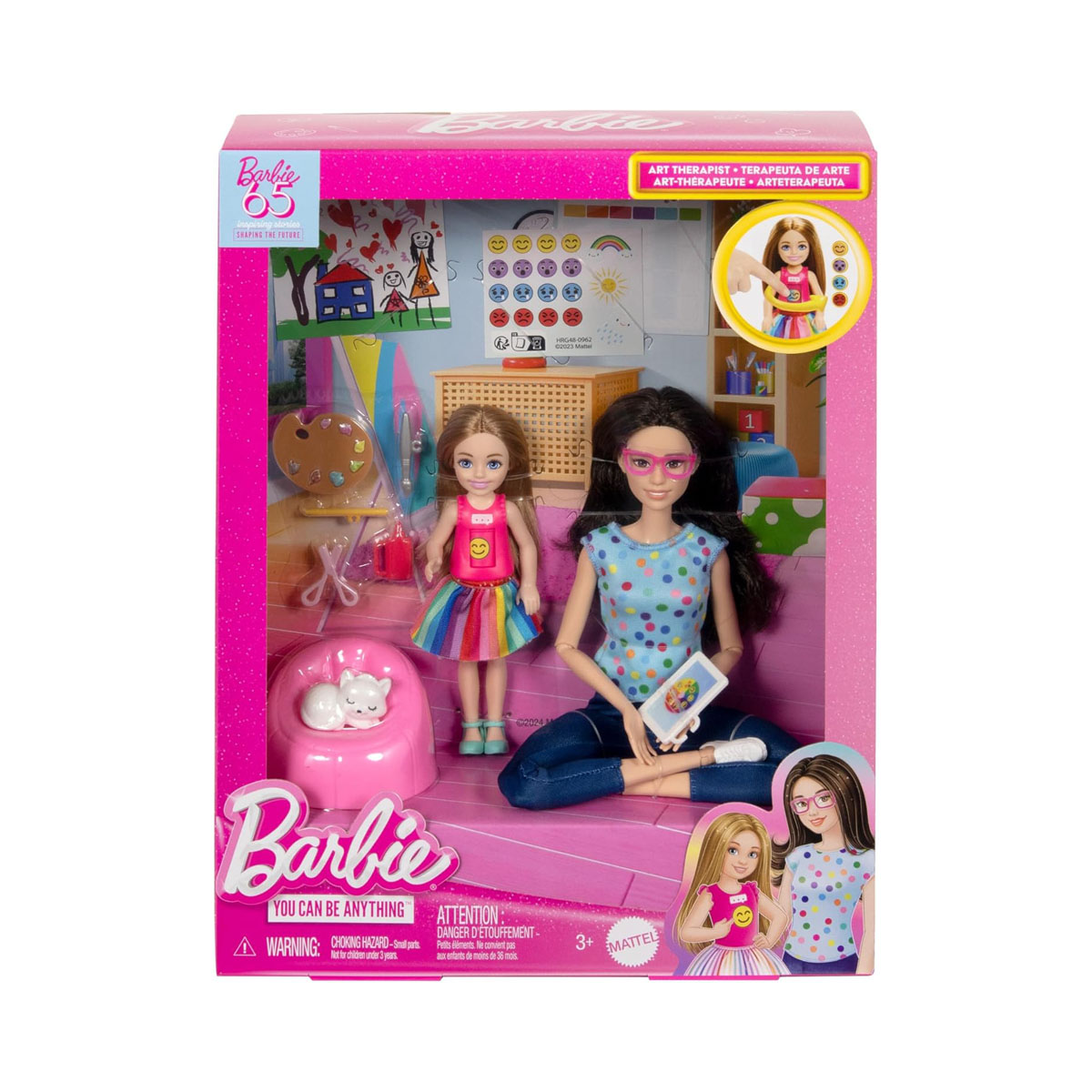Сет за игра Barbie: You Can Be Anything - Art Therapist 