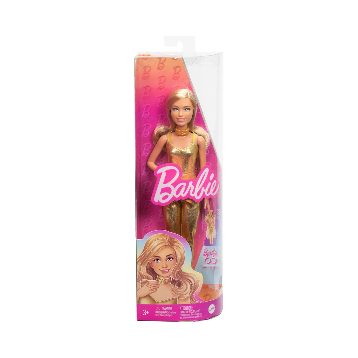 Кукла Barbie: Fashionistas - Blonde Hair & Golden Jumpsuit 