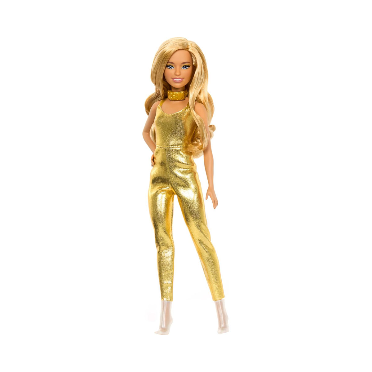 Кукла Barbie: Fashionistas - Blonde Hair & Golden Jumpsuit 