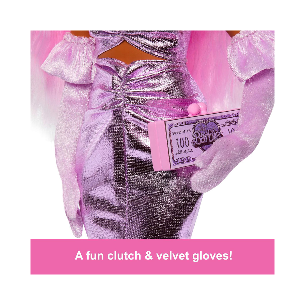 Кукла Barbie: Deluxe Style - Glossy Pink Barbiecore Dress 