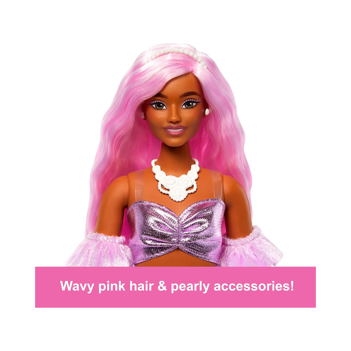 Кукла Barbie: Deluxe Style - Glossy Pink Barbiecore Dress 