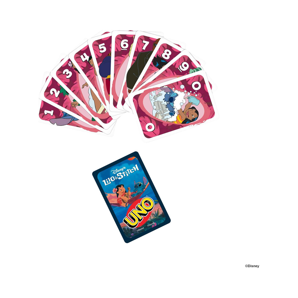 Карти за игра UNO Disney: Lilo & Stitch 