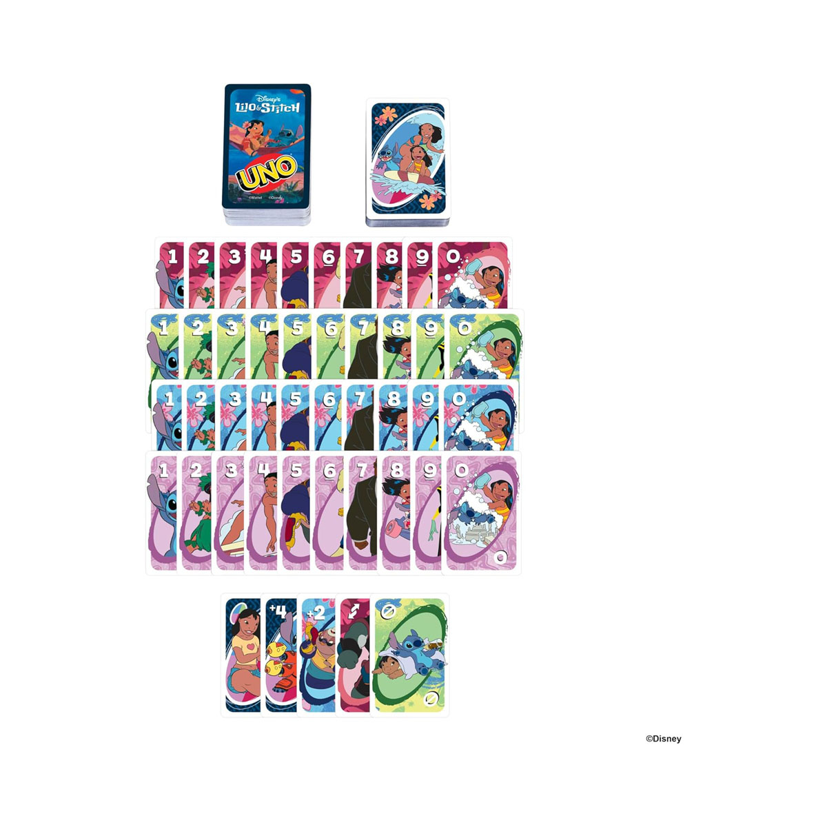 Карти за игра UNO Disney: Lilo & Stitch 
