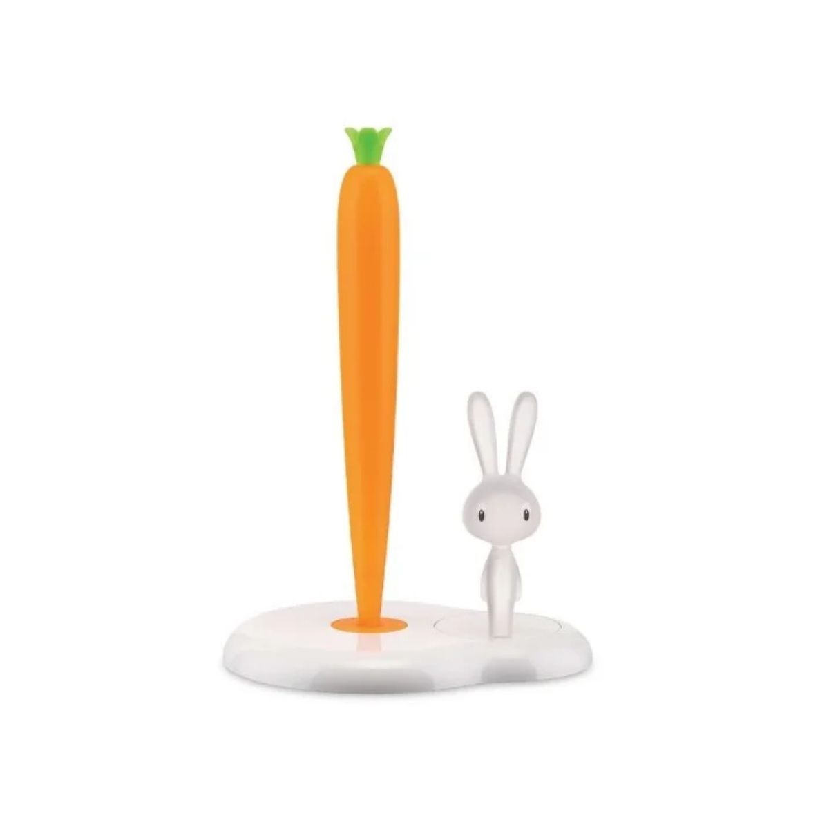 Држач за кујнска хартија, Bunny & Carrot - бел 