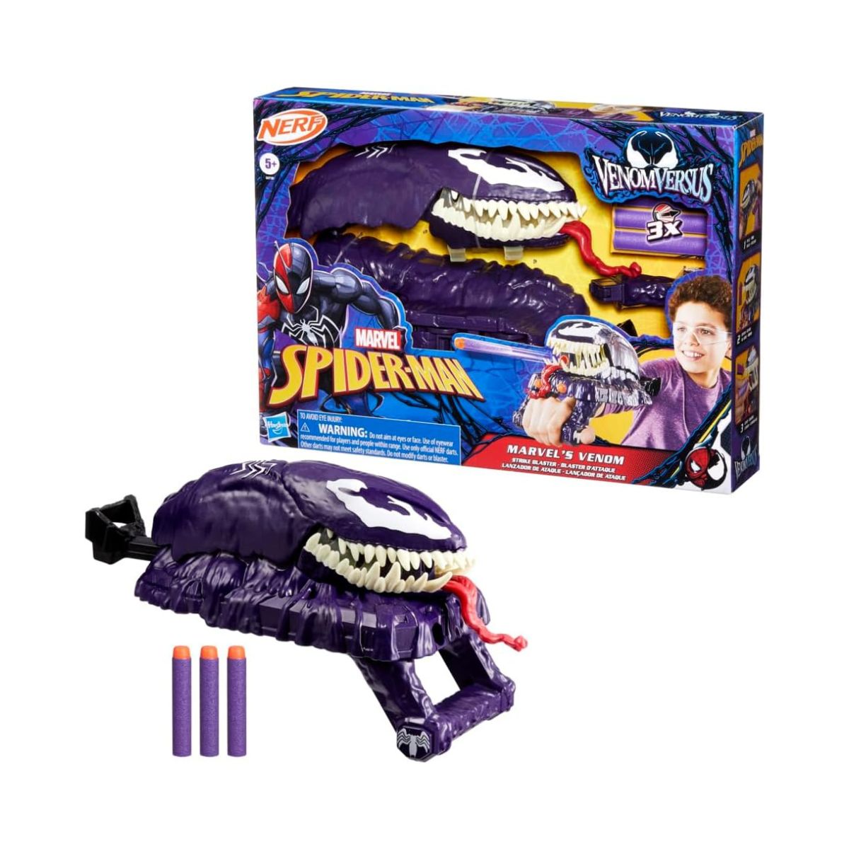 Пиштол со мека муниција, NERF Marvel: Spider-Man - Marvels Venom 