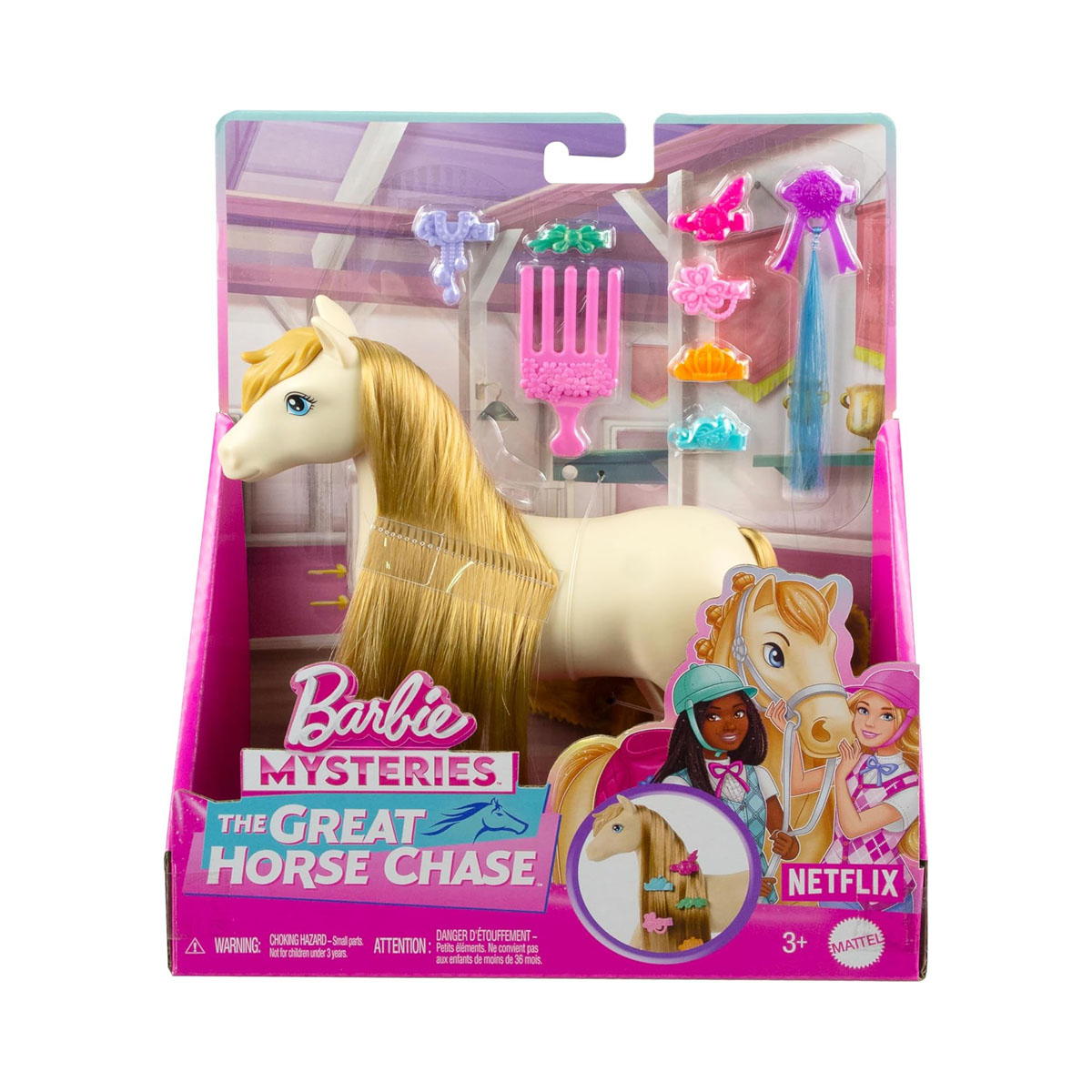 Сет за игра Barbie Mysteries: The Great Horse Chase - Blonde Horse 