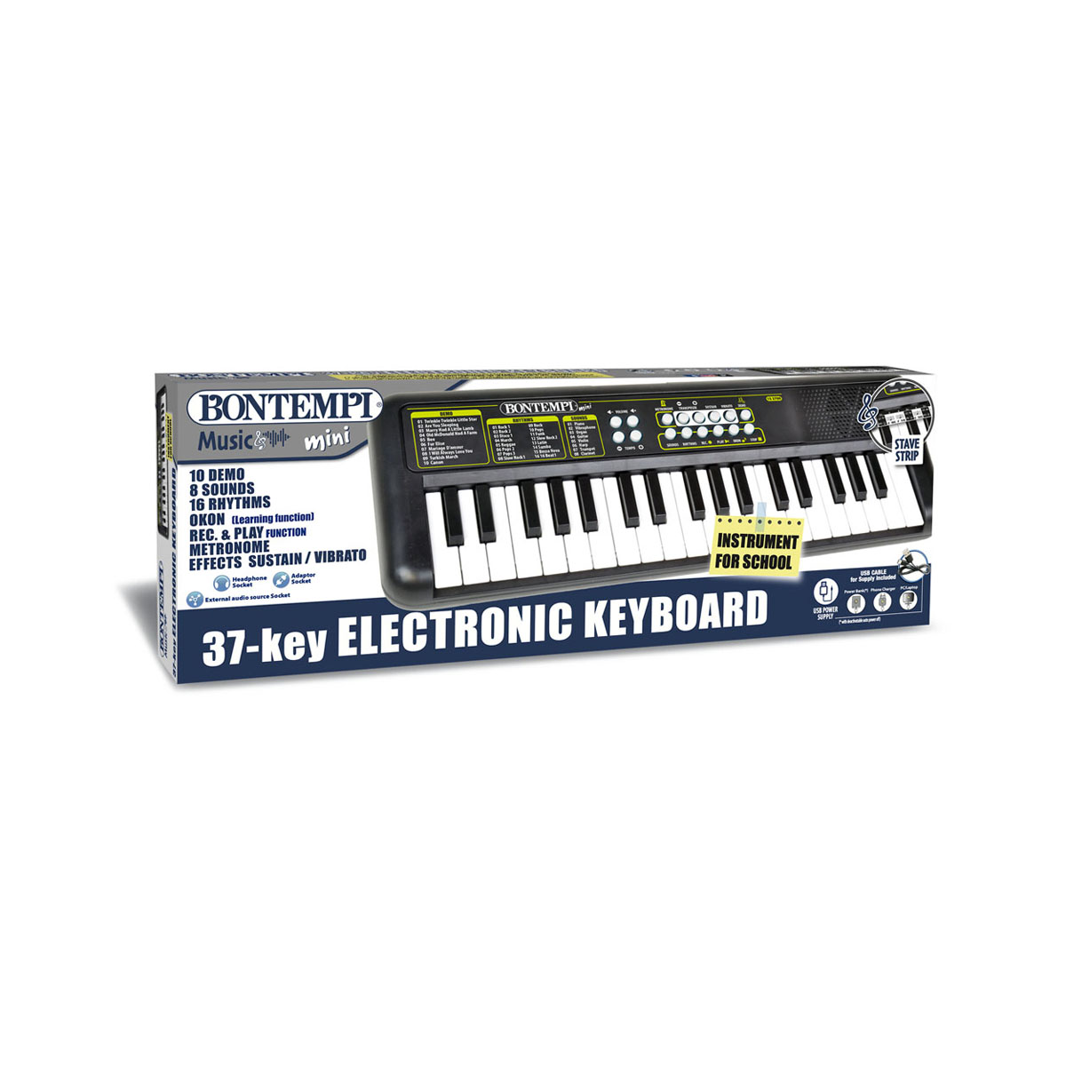 Електронска клавијатура 'Music Mini' со 37 клавиши 
