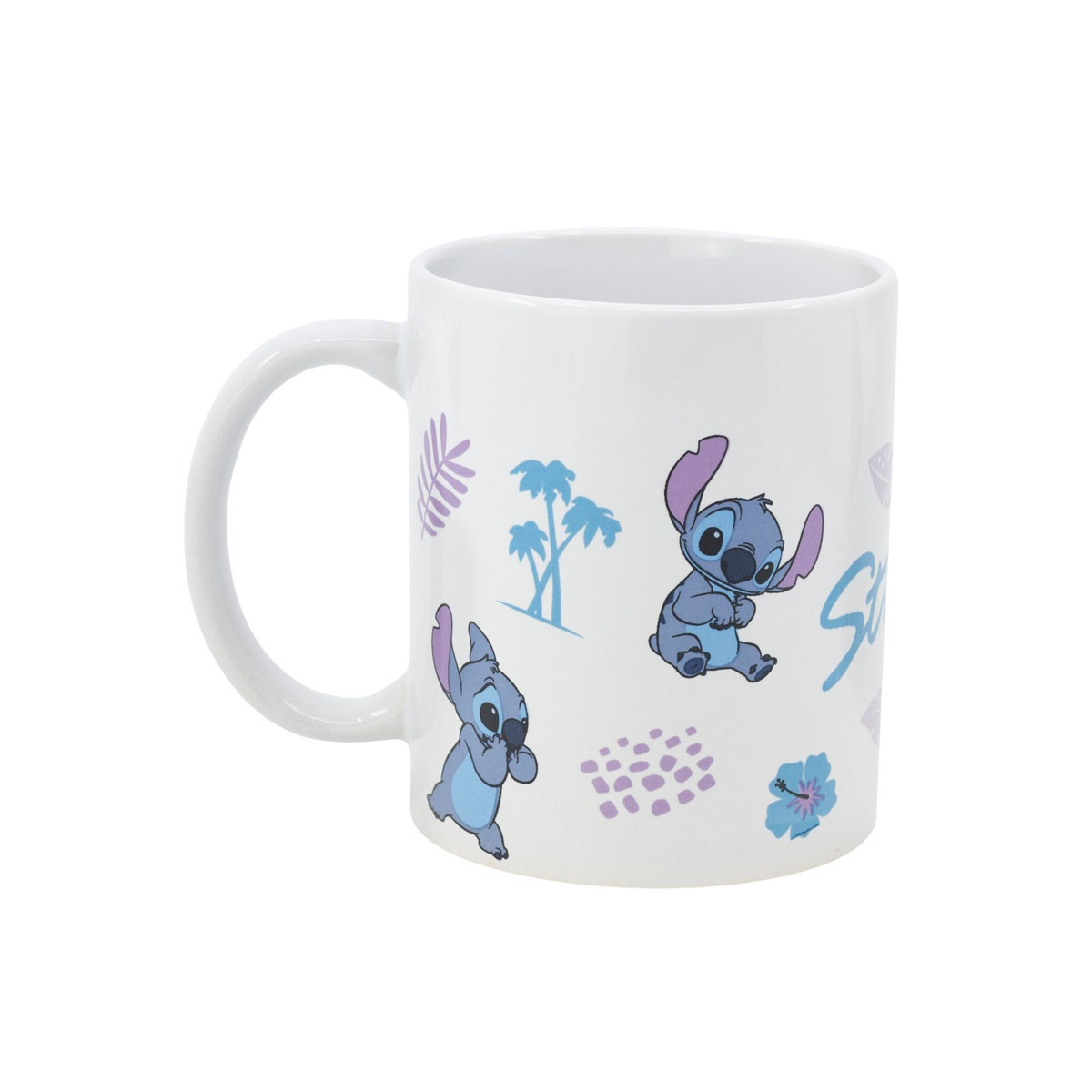 Шолја, Disney: Stitch - Leaves Pattern, 325ml 