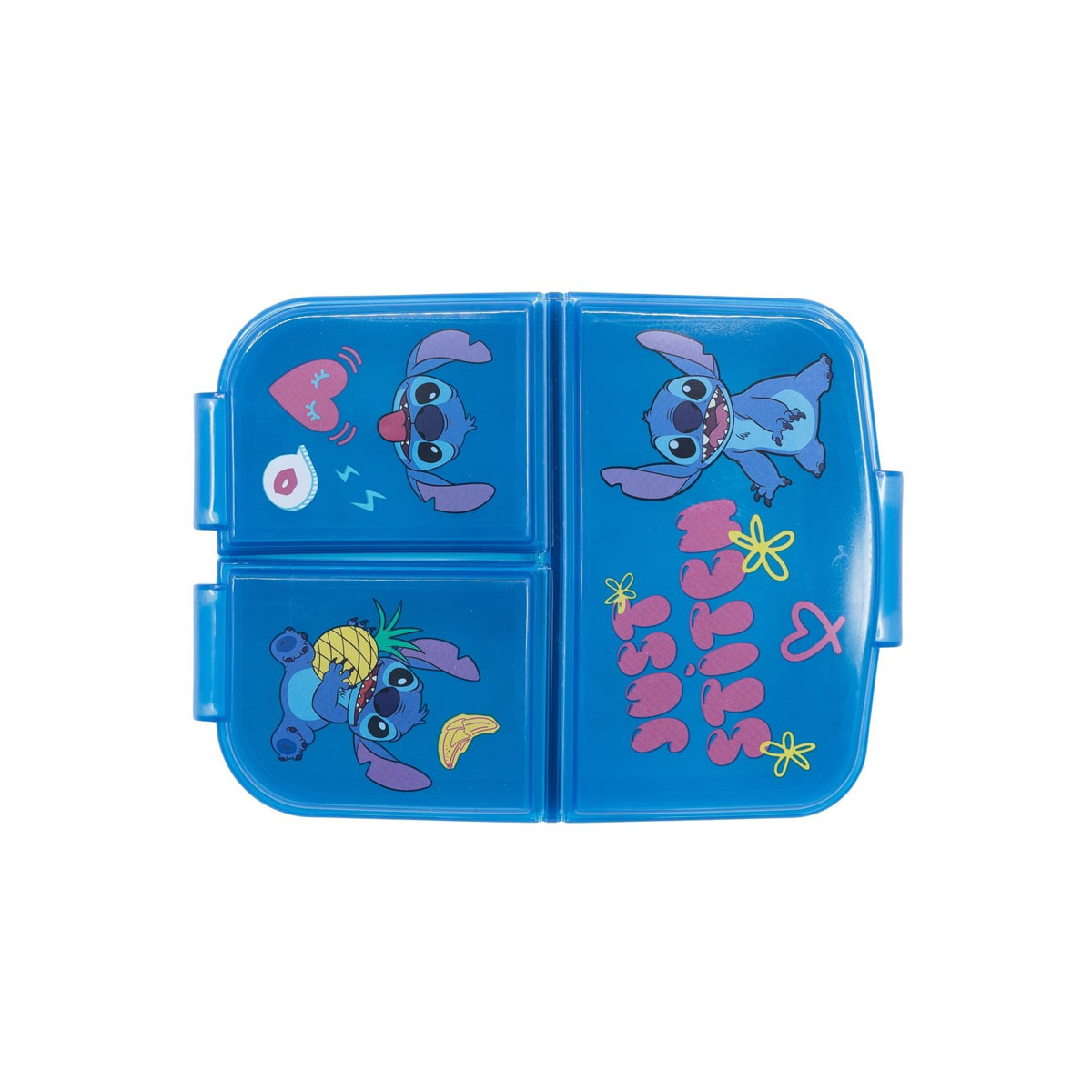 Кутија за ужинка со 3 прегради, Disney: Stitch 