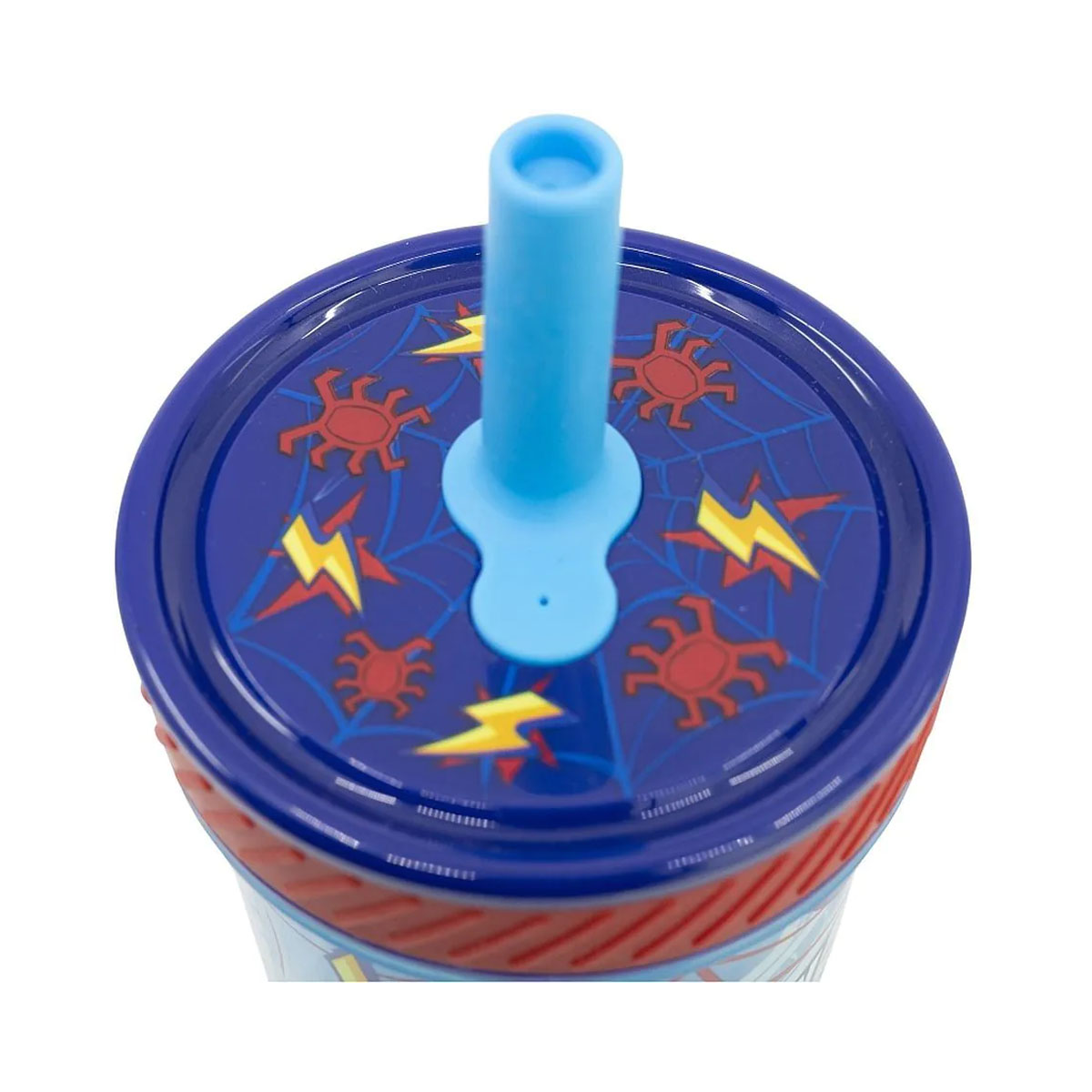 Чаша со сламка, Spider-Man, 370ml 