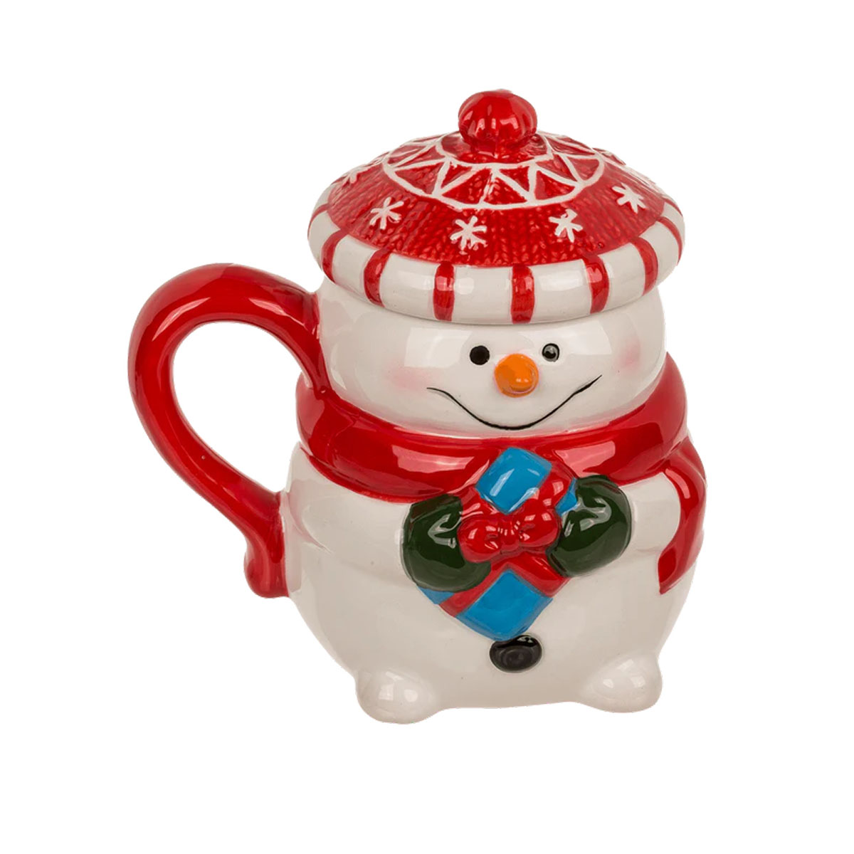 Шолја со поклопка, Funny Snowman, 2 дизајни 
