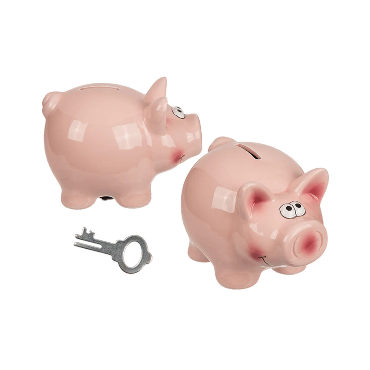 Касичка за пари со клуч Pig 
