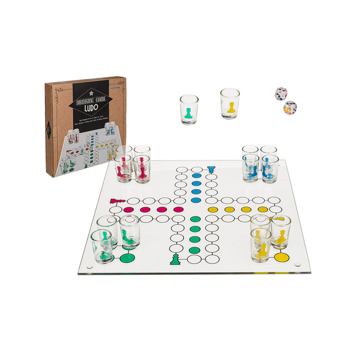 Игра со пиење Ludo 