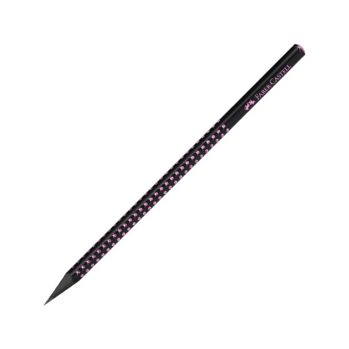 Молив, Faber Castell - Sparkle Midnight, B, Pink 