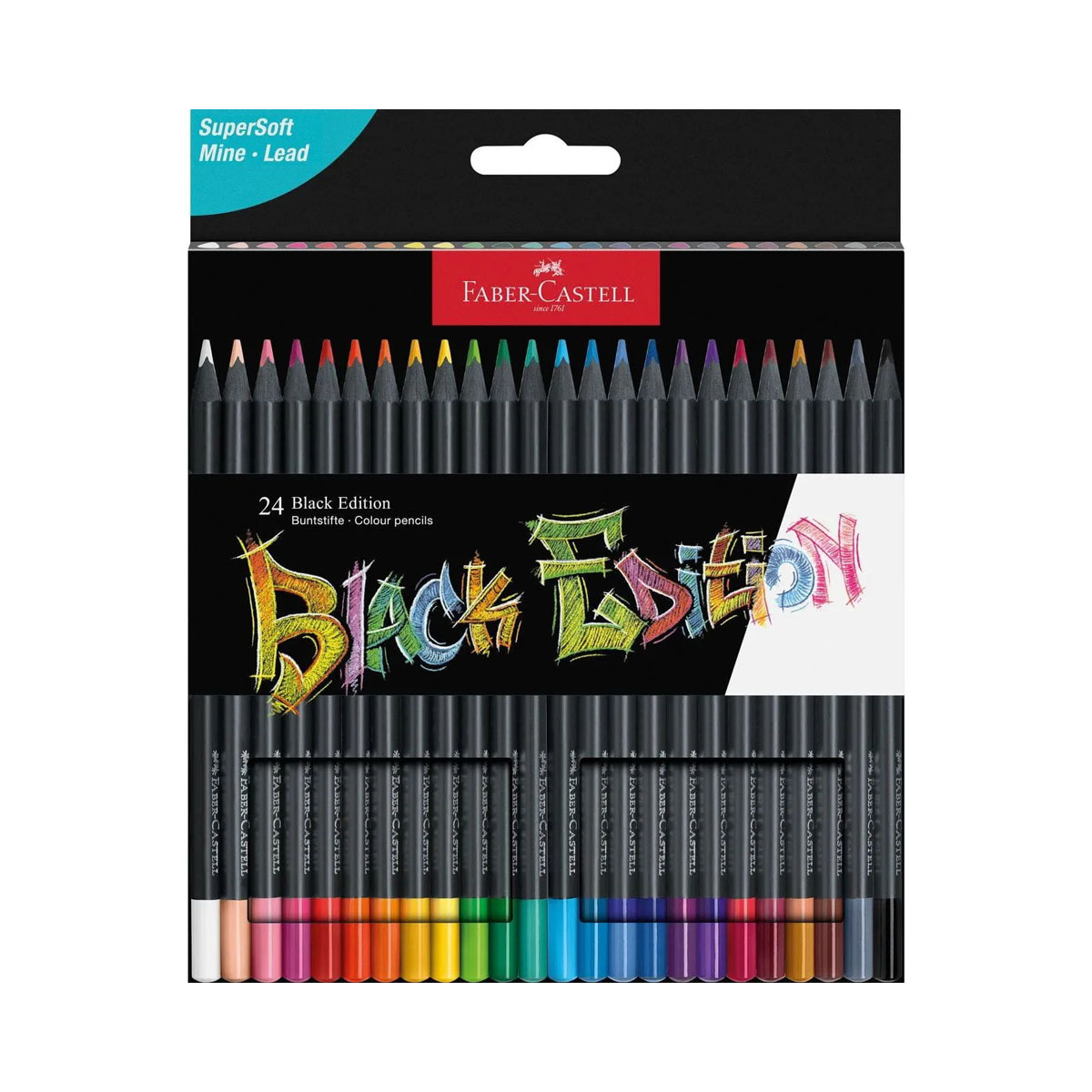 Дрвени боици, Faber Castell - Black Edition, 1/24 