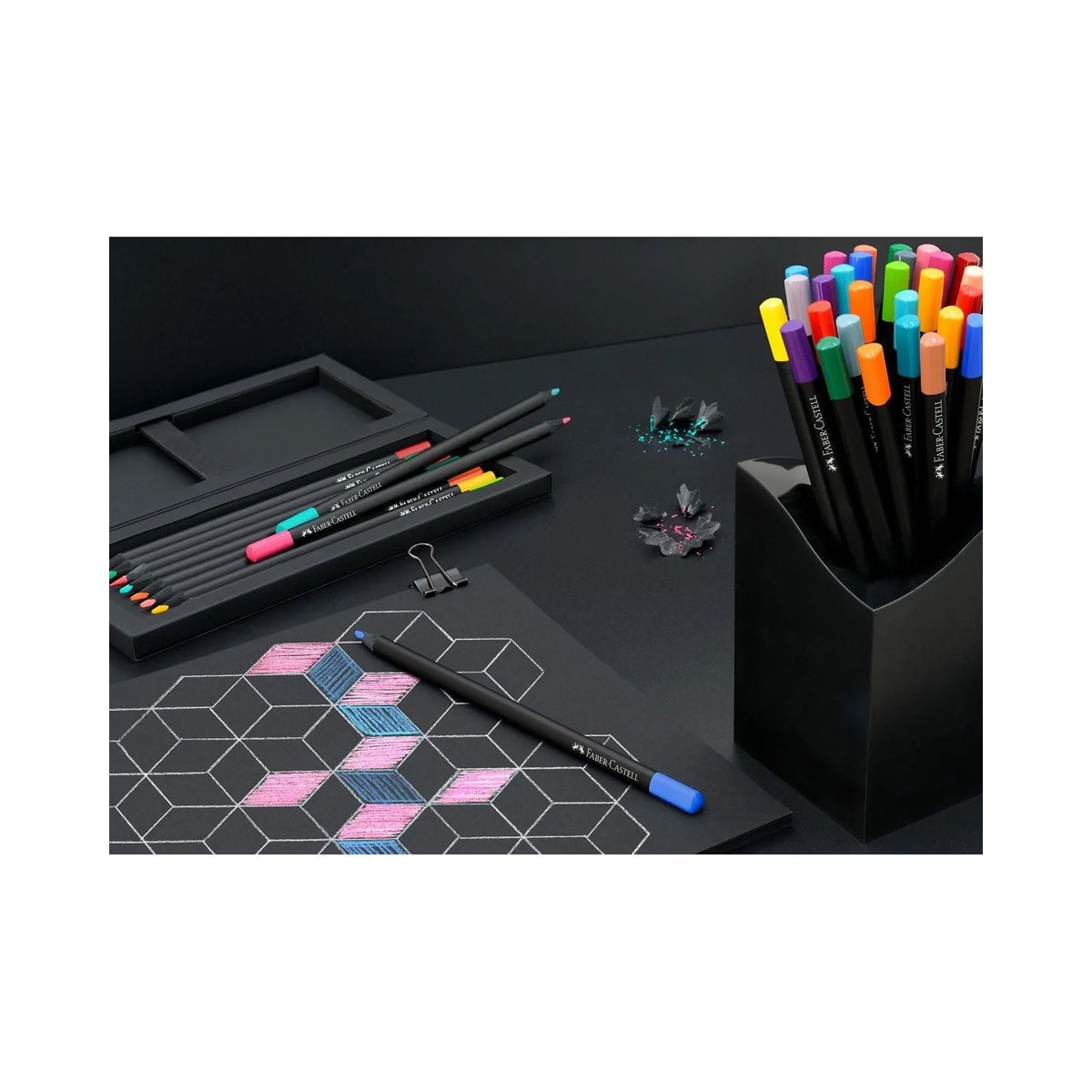 Дрвени боици, Faber Castell - Black Edition, 1/24 