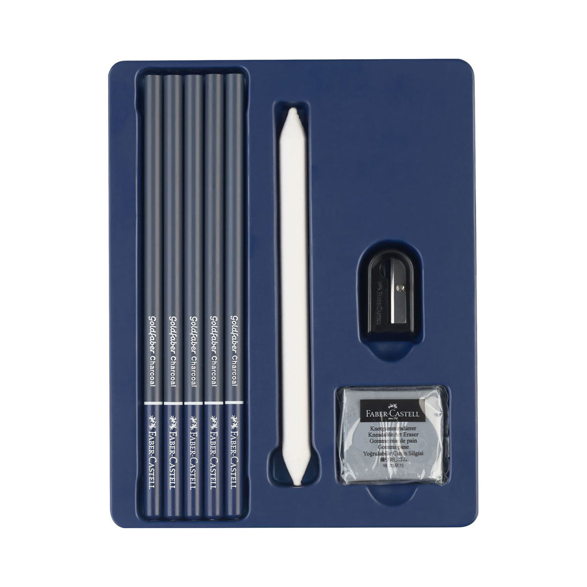 Сет за скицирање, Faber Castell - Goldfaber Charcoal Sketch Set 