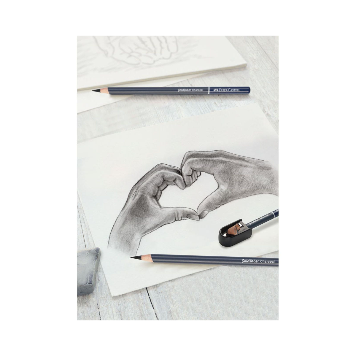 Сет за скицирање, Faber Castell - Goldfaber Charcoal Sketch Set 