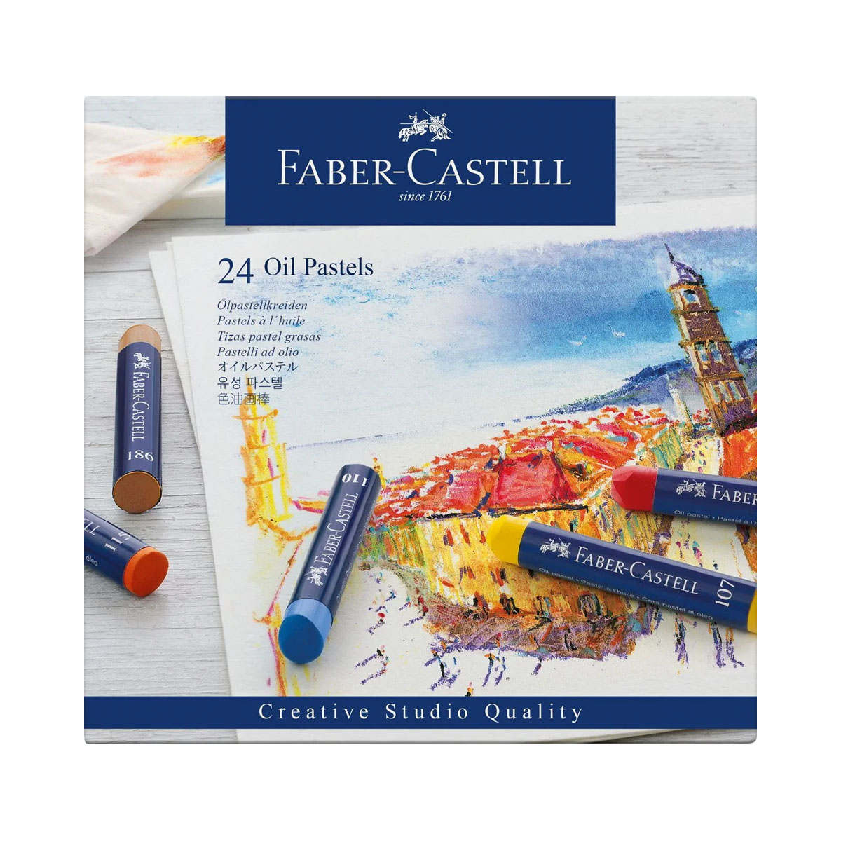 Мрсни пастели, Faber Castell - Oil Pastels, 1/24 