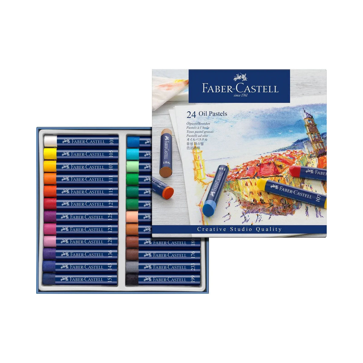 Мрсни пастели, Faber Castell - Oil Pastels, 1/24 
