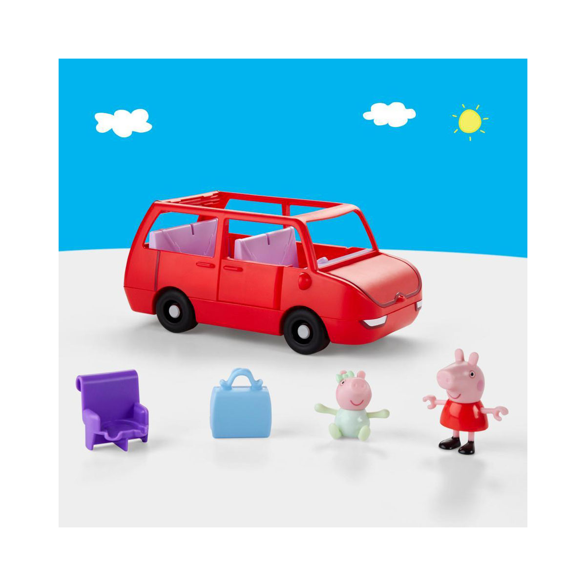 Сет за игра, Peppas Big Family Car Playset 