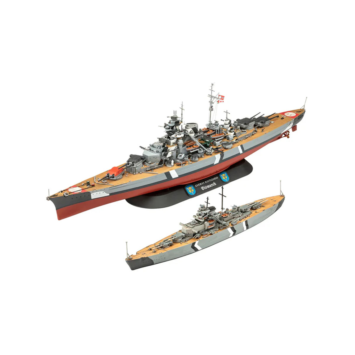 Макета, Gift Set The Legendary Bismarck, 1:700 и 1:1200 