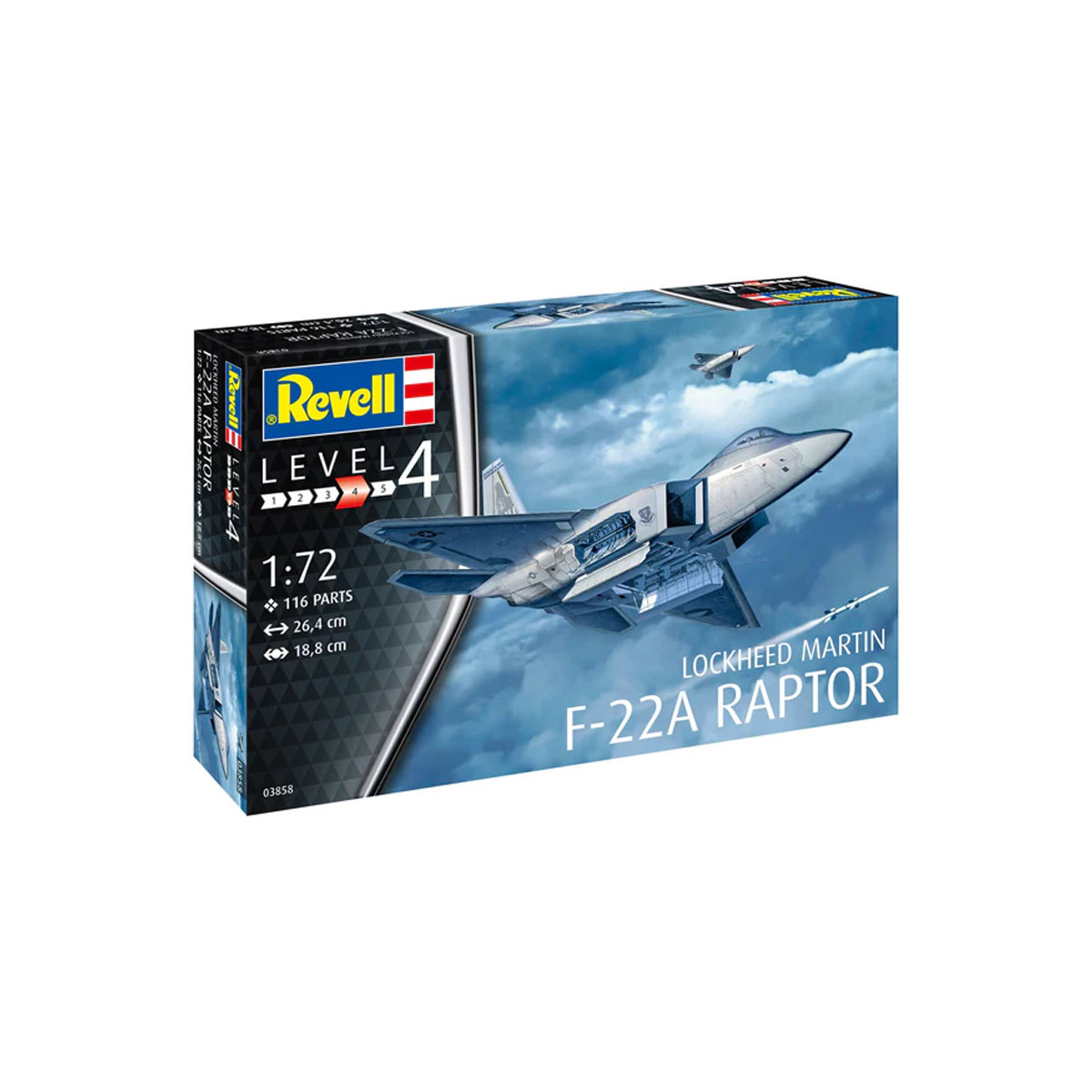 Макета, Lockheed Martin F-22A Raptor, 1:72 