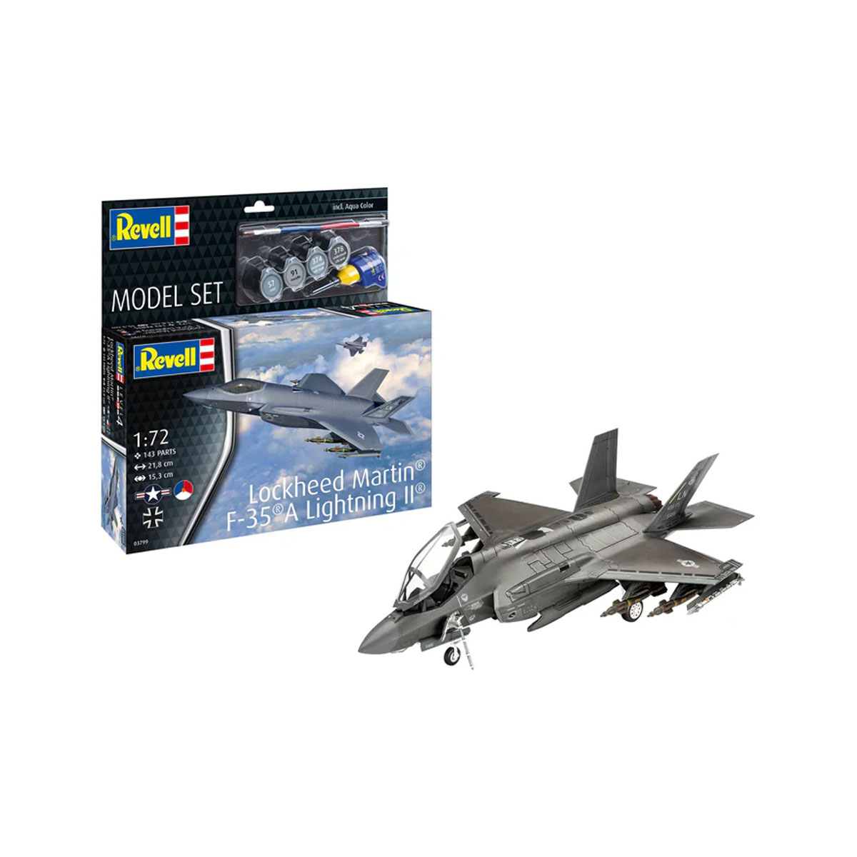 Макета, Model Set Lockheed Martin® F-35®A Lightning II®, 1:72 