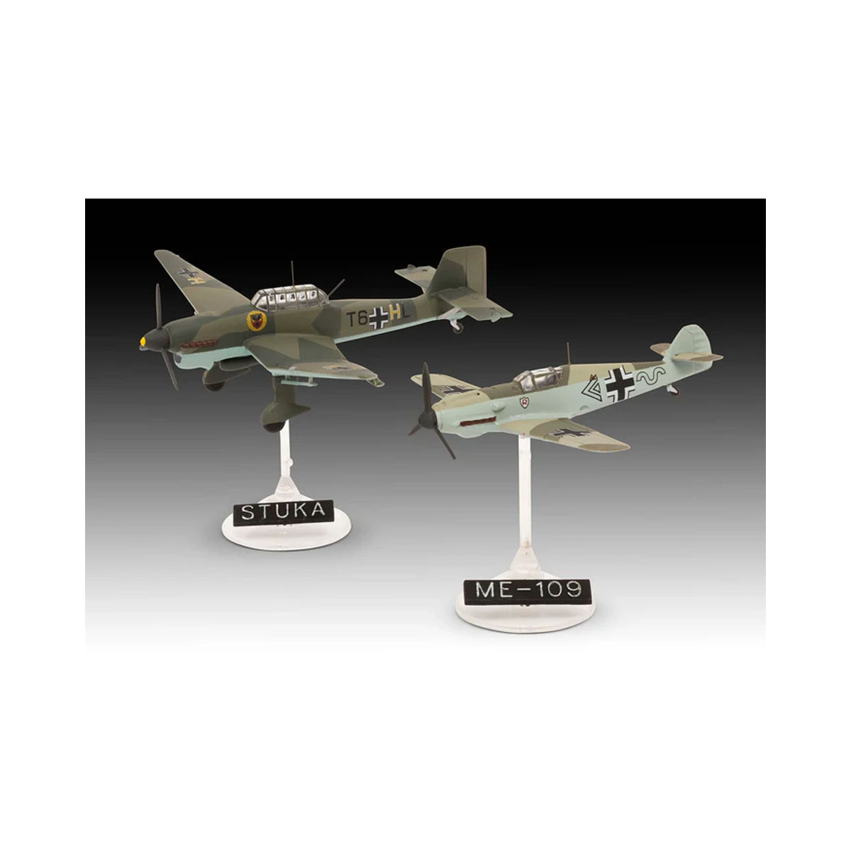 Макета, Starter Kit Messerschmitt Bf109E & Ju87B Stuka, 1:144 