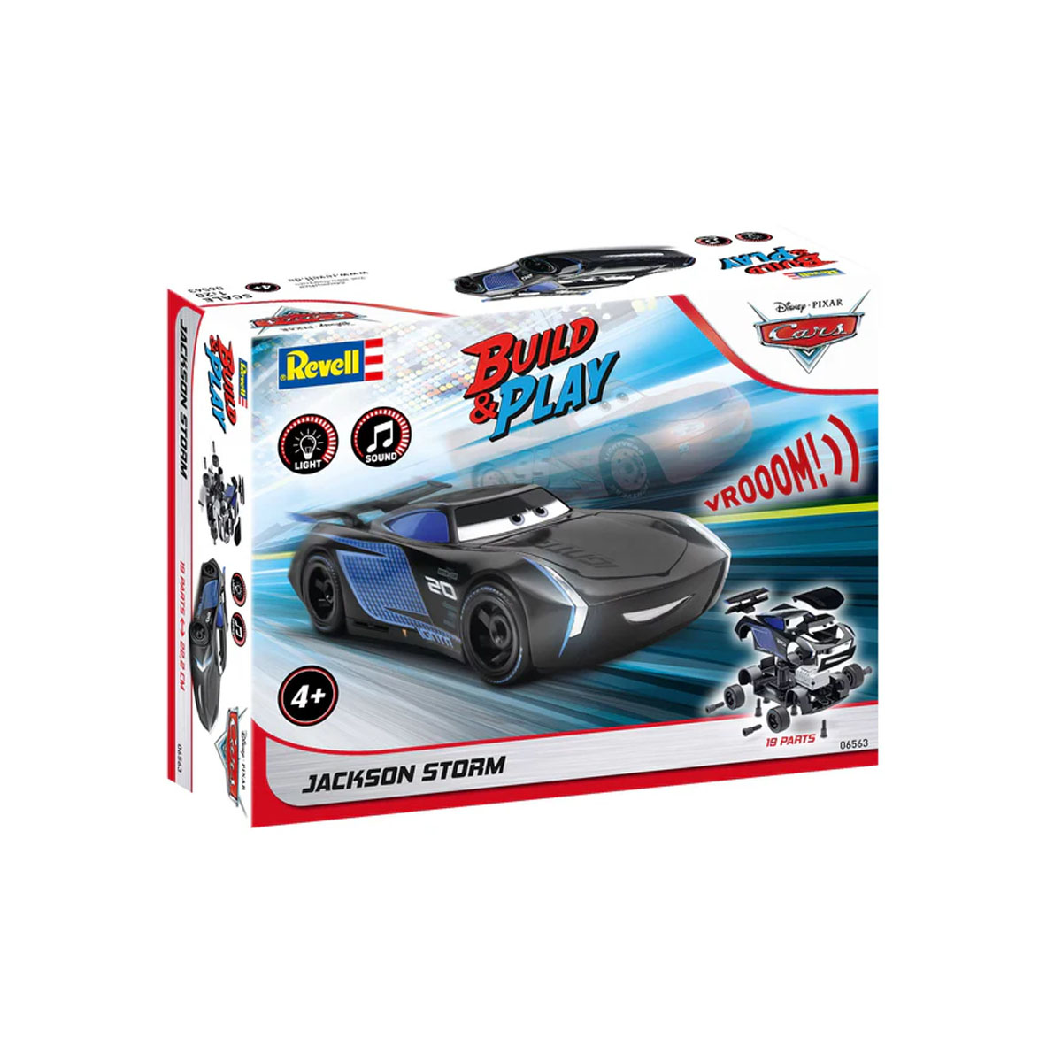 Макета, Disney: Cars - Jackson Storm (Light & Sound), 1:20 