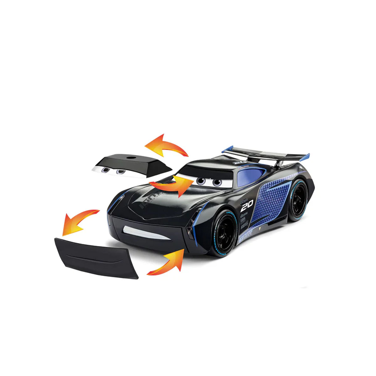 Макета, Disney: Cars - Jackson Storm (Light & Sound), 1:20 