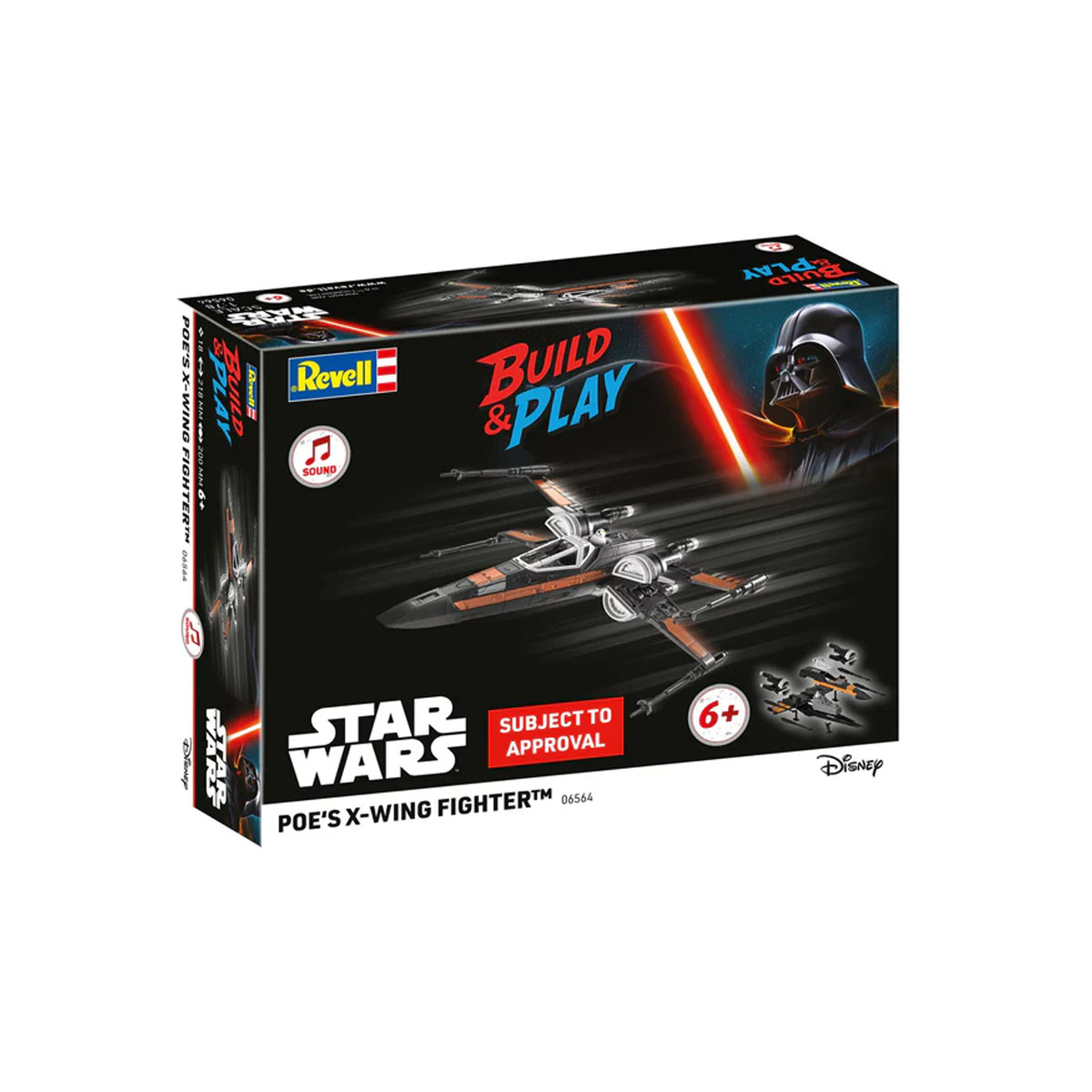 Макета, Star Wars: Poes X-Wing Fighter (w/Sound): Build & Play, 1:78 
