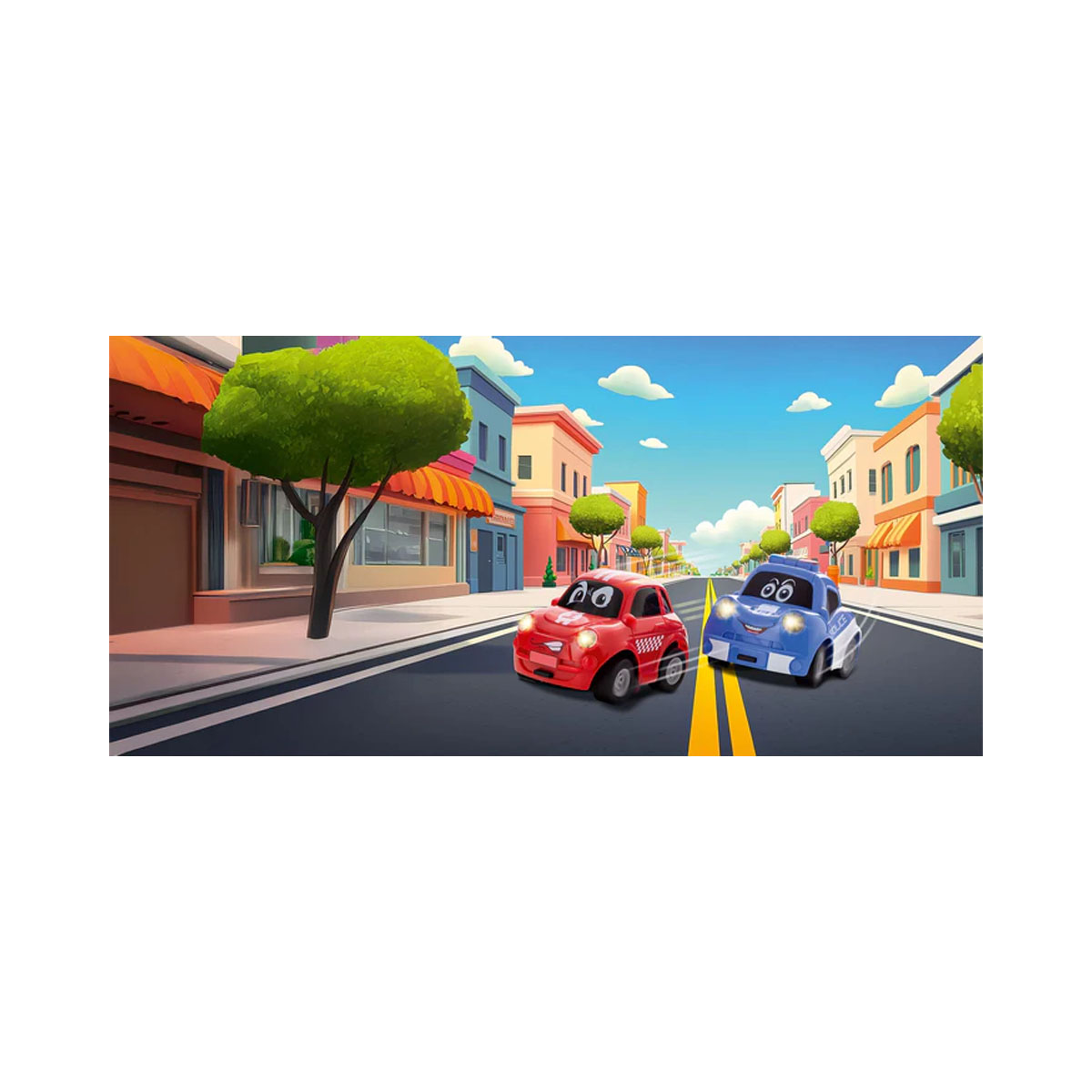 Сет фигури на далечинско управување, RC Cars My little Police Chase 