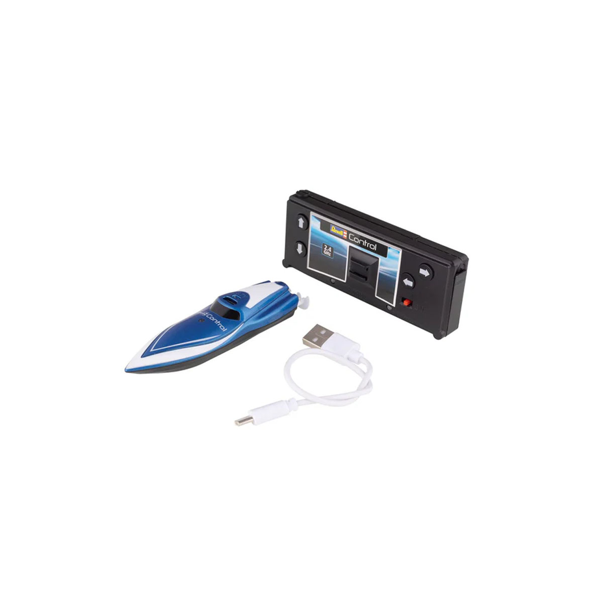 Минифигура на далечинско управување, Mini RC Boat 