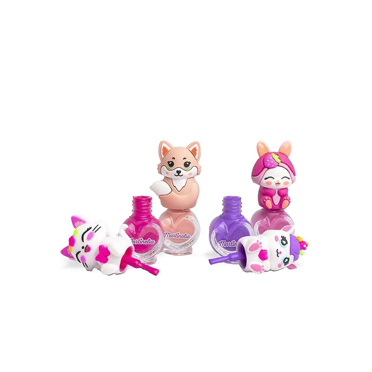 Детски лак за нокти Friendly Animals, 4 дизајни 