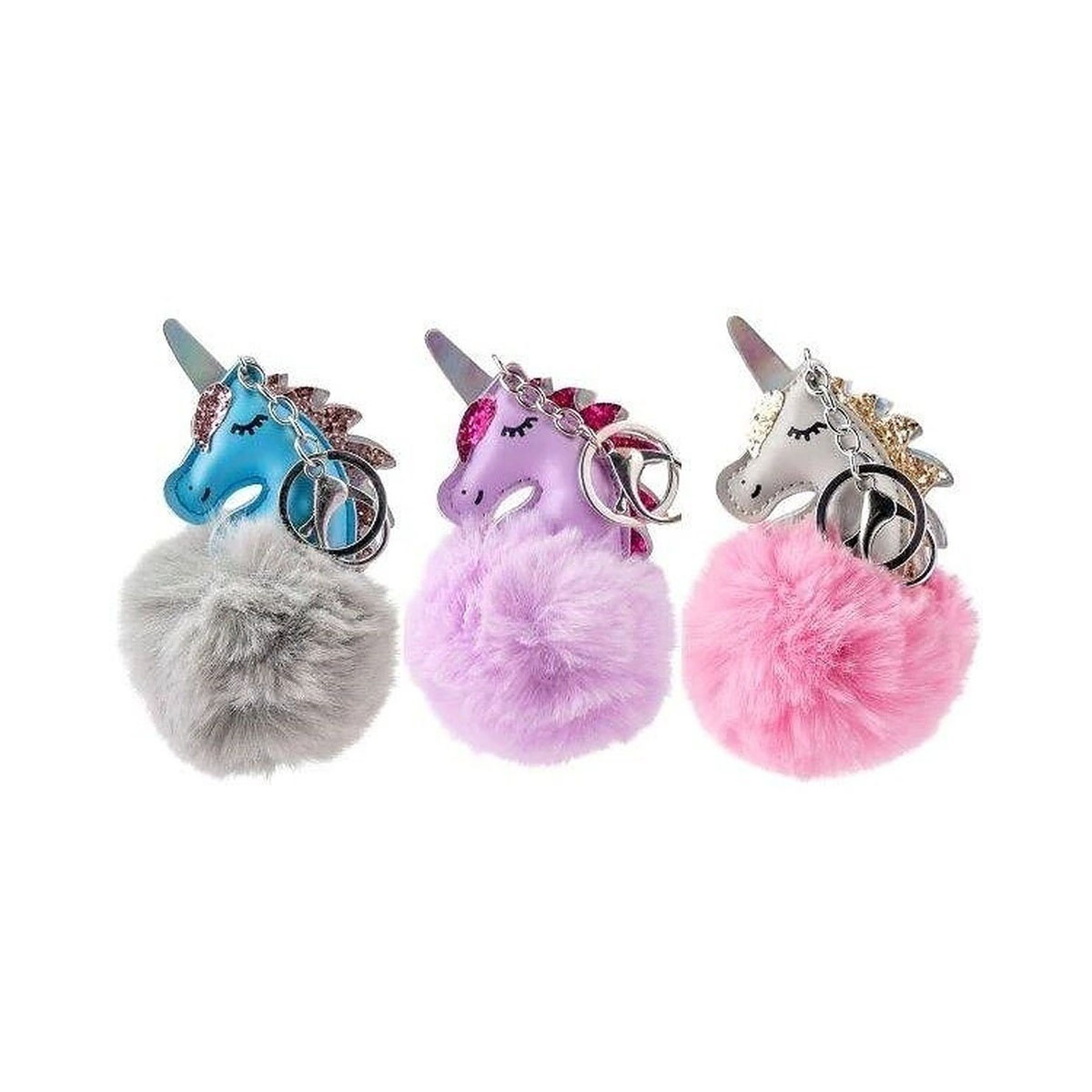 Плишан приврзок за клучеви 'Sweet Dreams - Unicorn', 3 бои 